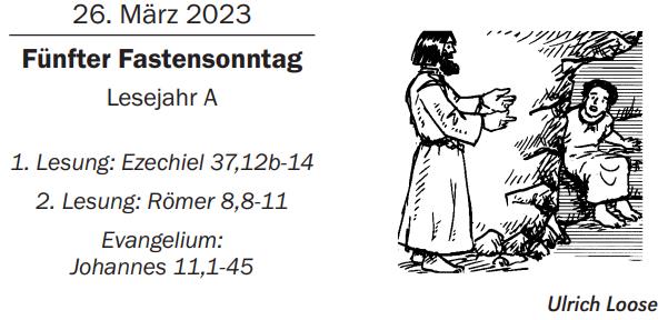 Sonntagslesungen - März 2023